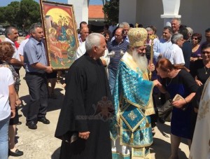 Εορτή Αγίου Πνεύματος στην Αγία Τριάδα Αιγιαλούσης