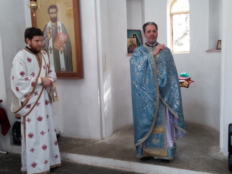 Θεία Λειτουργίας στην Ιερά Μονή Απoστόλου Βαρνάβα