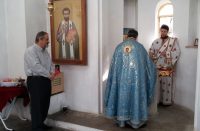 Θεία Λειτουργίας στην Ιερά Μονή Απoστόλου Βαρνάβα