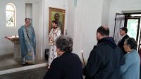 Θεία Λειτουργίας στην Ιερά Μονή Απoστόλου Βαρνάβα