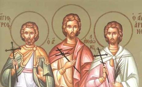 Εικόνα Αγίων Θύρσου, Λεύκιου και Καλλινίκου