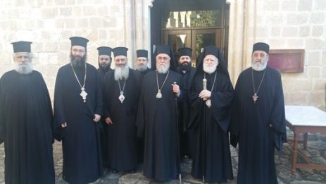 o Kρήτης στη Μονή Αγ. Νεοφύτου