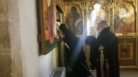 o Kρήτης στη Μονή Αγ. Νεοφύτου