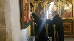 o Kρήτης στη Μονή Αγ. Νεοφύτου