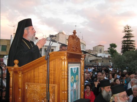 Ομιλία Μακαριωτάτου στα Αποκαλυπτήρια του Ανδριάντος του Αρχιεπισκόπου και Εθνάρχου Μακαρίου
