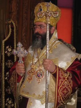 Ὁ Θεοφιλέστατος Ἐπίσκοπος Ἀμαθοῦντος κ. Νικόλαος