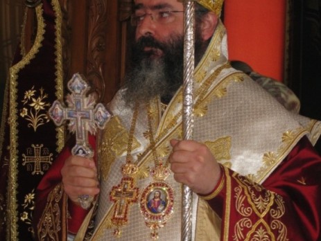 Ὁ Θεοφιλέστατος Ἐπίσκοπος Ἀμαθοῦντος κ. Νικόλαος