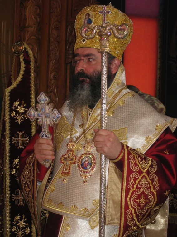 Ὁ Θεοφιλέστατος Ἐπίσκοπος Ἀμαθοῦντος κ. Νικόλαος