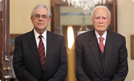 Πρόεδρος και τον Πρωθυπουργός Ελλάδος 2012