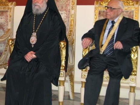 Χαιρετισμός τού Αρχιεπισκόπου Κύπρου κυρίου Χρυσοστόμου στην τιμητική εκδήλωση για τον κύριο Μιχαλάκη Μαραθεύτη