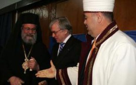 Συνάντηση της Α.Μ. του Αρχιεπισκόπου Κύπρου με το Μουφτή των Τουρκοκυπρίων