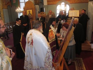 Οι εκτοπισμένοι εόρτασαν στην προσφυγιά τον Μεγαλομάρτυρα Γεώργιο τον Τροπαιοφόρο