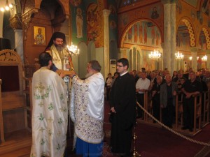 Οι εκτοπισμένοι εόρτασαν στην προσφυγιά τον Μεγαλομάρτυρα Γεώργιο τον Τροπαιοφόρο