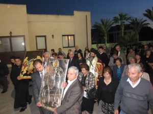 Οι εκτοπισμένοι εόρτασαν στην προσφυγιά τον Μεγαλομάρτυρα Γεώργιο τον Τροπαιοφόρο