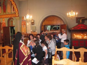 Οι εκτοπισμένοι εόρτασαν στην προσφυγιά τον Μεγαλομάρτυρα Γεώργιο τον Τροπαιοφόρο