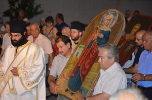 Οι πρόσφυγες της αρχιεπισκοπικής περιφέρειας εόρτασαν την Αγία Παρασκευή