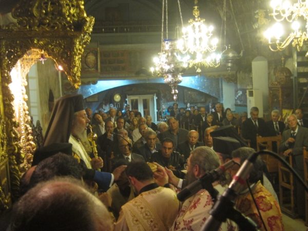 Τελέστηκε ο Μέγας Πανηγυρικός Εσπερινός της εορτής του Αγίου Ιωάννου του Χρυσοστόμου