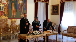 Καθηγητές και φοιτητές της Φιλοσοφικής Σχολής Αθηνών στην Ιερά Αρχιεπισκοπή Κύπρου