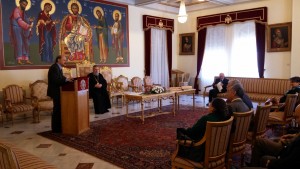 Καθηγητές και φοιτητές της Φιλοσοφικής Σχολής Αθηνών στην Ιερά Αρχιεπισκοπή Κύπρου