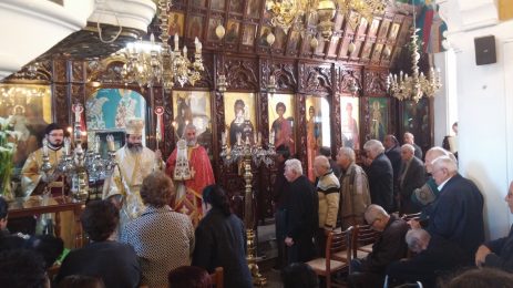 Οι εκτοπισμένοι κάτοικοι της Τρυπημένης εόρτασαν τον Ευαγγελισμό της Θεοτόκου