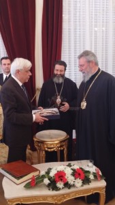 Επίσκεψη της Α. Ε. του Προέδρου της Ελληνικής Δημοκρατίας στην Ιερά Αρχιεπισκοπή Κύπρου