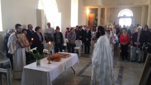 Θεία Λειτουργία στον Άγιο Γεώργιο Έξω Μετοχίου το Σάββατο 25 Απριλίου 2015