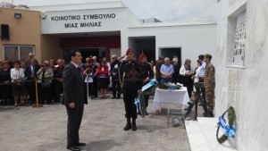 Εκκλησιασμός των εκτοπισμένων του Αγίου Ιωάννου του Θεολόγου Μιάς Μηλιάς