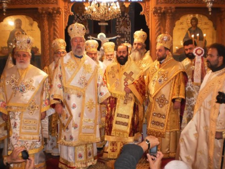 Έγινε η χειροτονία του νέου Μητροπολίτη Κυρηνείας κ.Χρυσοστόμου