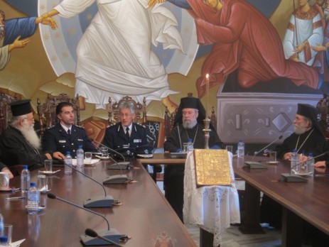 Ο Αρχηγός της Αστυνομίας στην Ιερά Σύνοδο