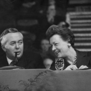 Harold Wilson και Barbara Castle, στο Συνέδριο του Εργατικού Κόμματος,το 1957.