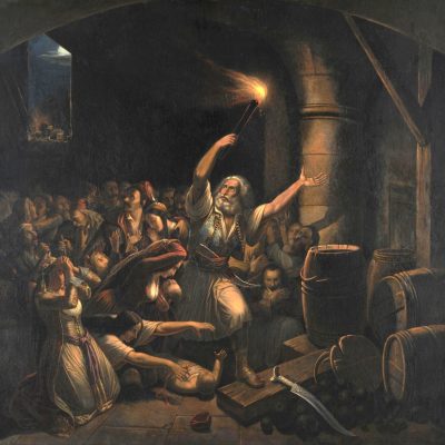 Θεόδωρος Βρυζάκης, Η θυσία του Καψάλη. Εθνική Πινακοθήκη (Αθήνα).